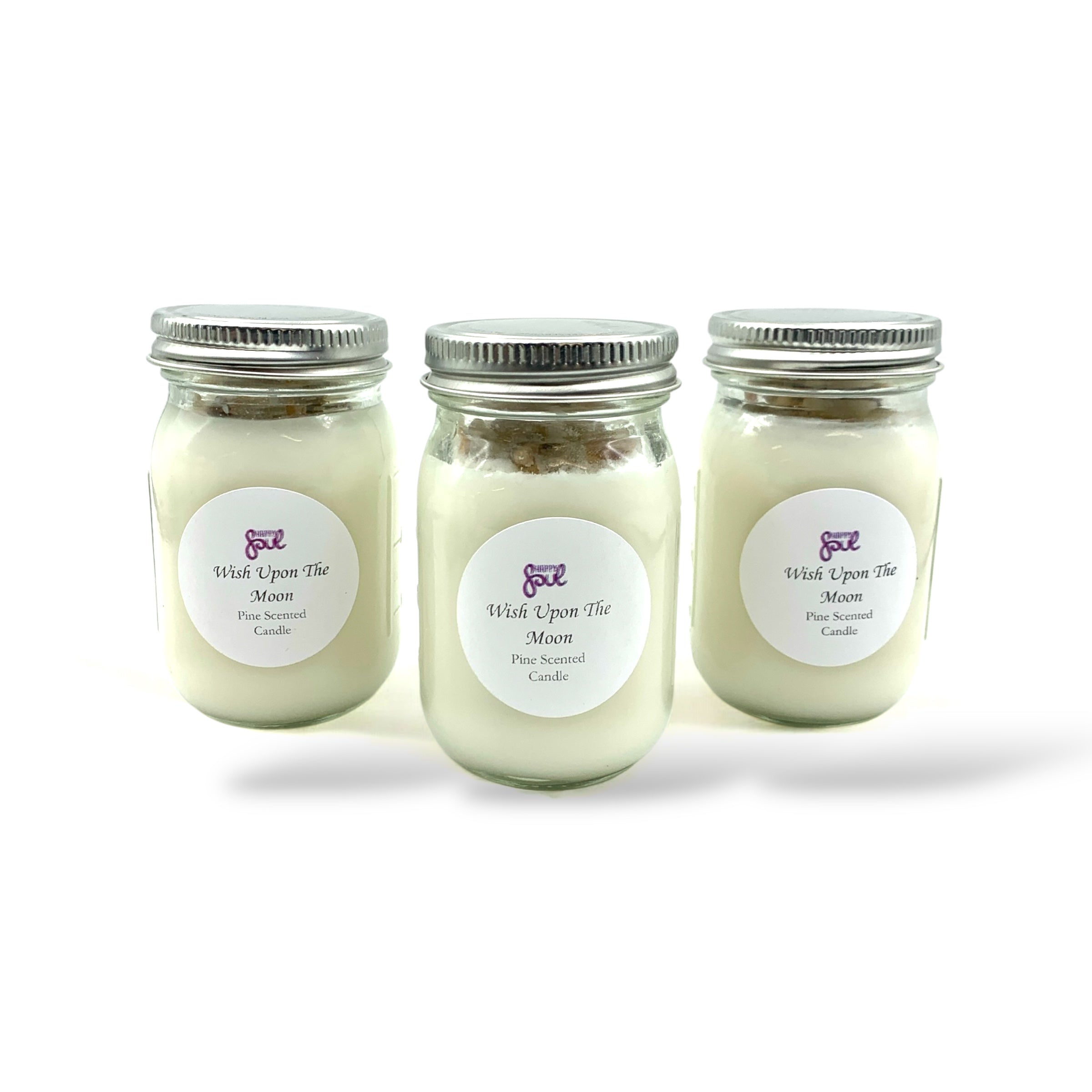 Candle - Wish Upon The Moon - Pine Scented - Soy Candle